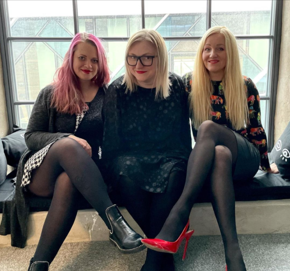Heidi, Dagmar ja Kristinka - juuksevärv muutub, sõprus mitte.