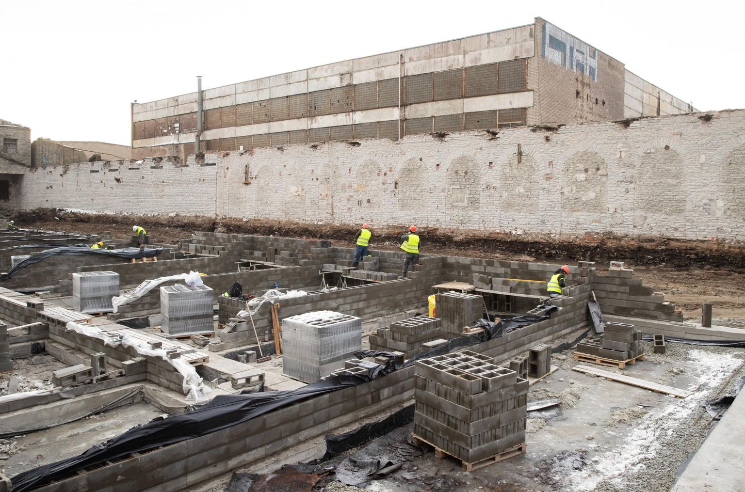 Volta kvartalis rajatakse vana tööstushoone müüride vahele elamispinnad.