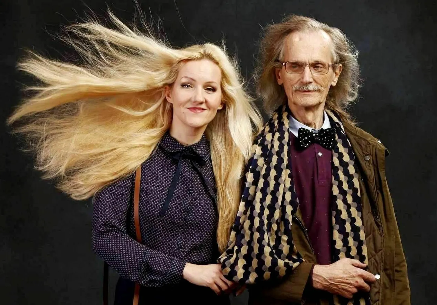 Kristina Herodes isa Ott Herodesega. Erakogu. FOTO: Erakogu