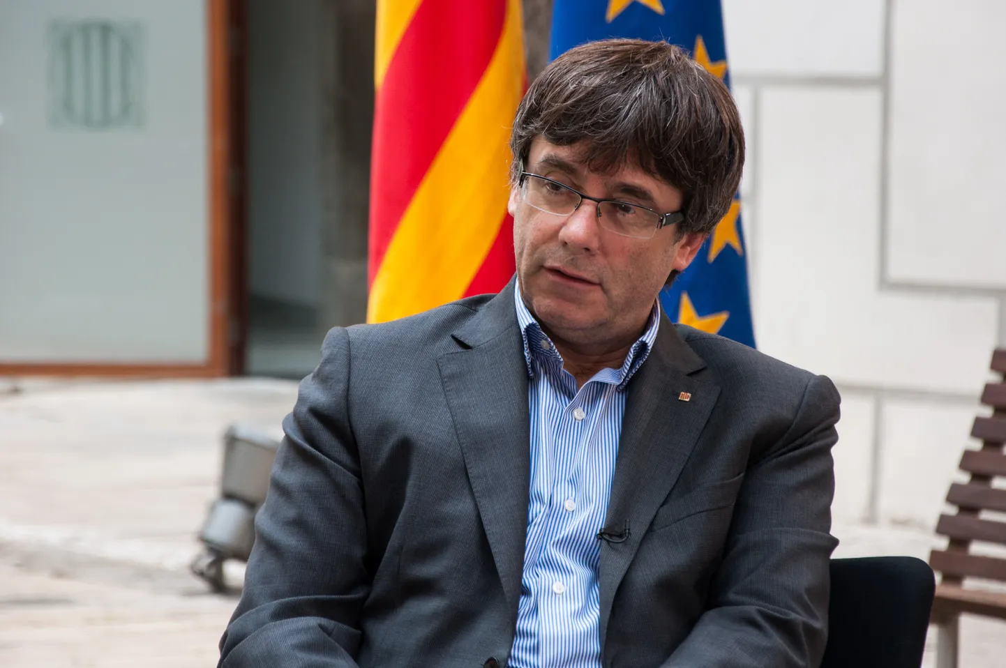 Bijušais Katalonijas reģiona premjerministrs Karless Pudždemons.