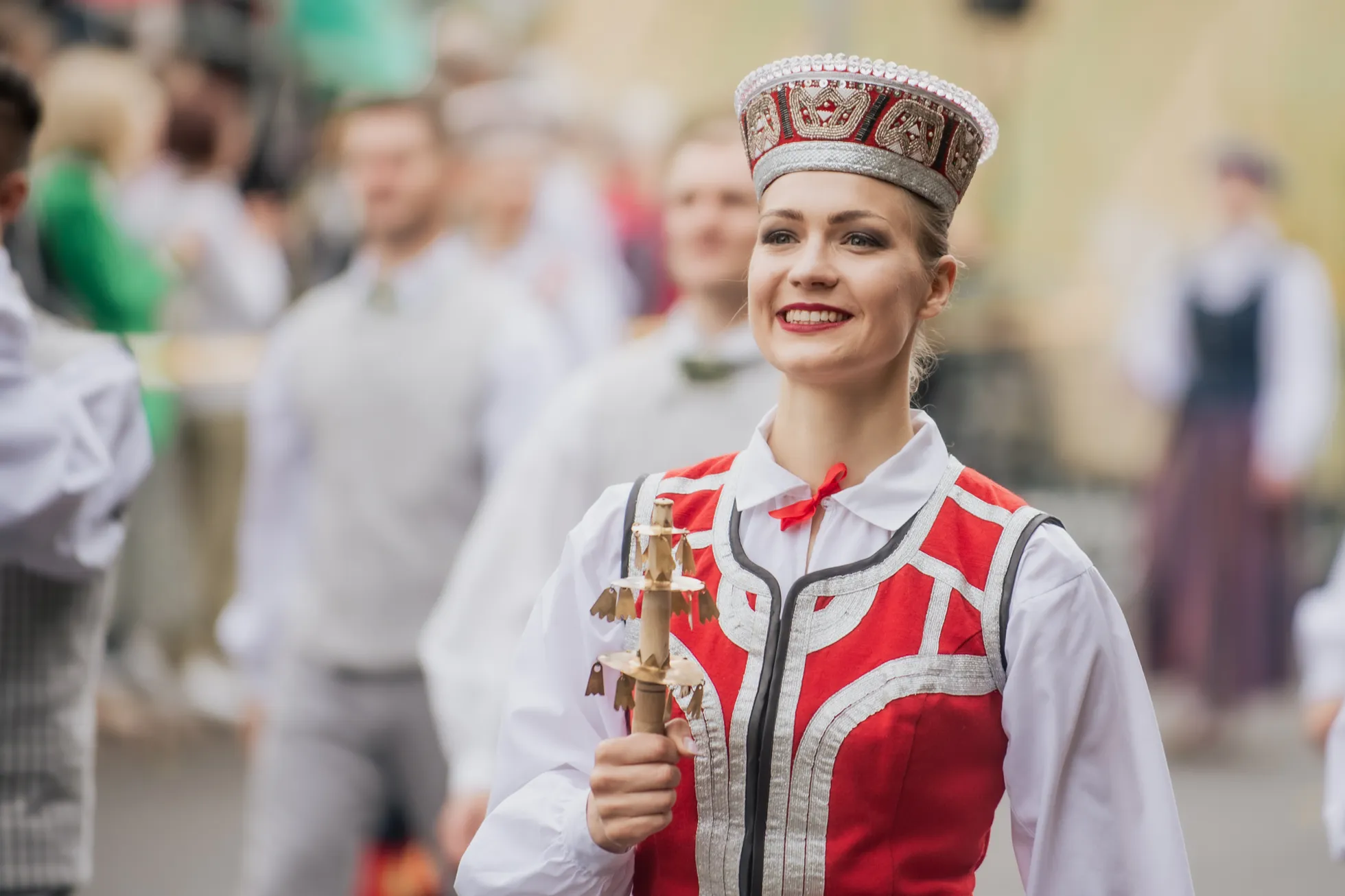 XXVII Vispārējo latviešu Dziesmu un XVII Deju svētku dalībnieku gājiens "Novadu dižošanās"