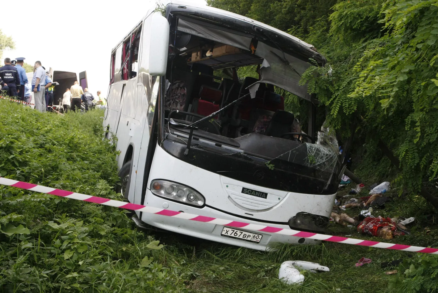 На Украине разбился автобус с российскими паломниками