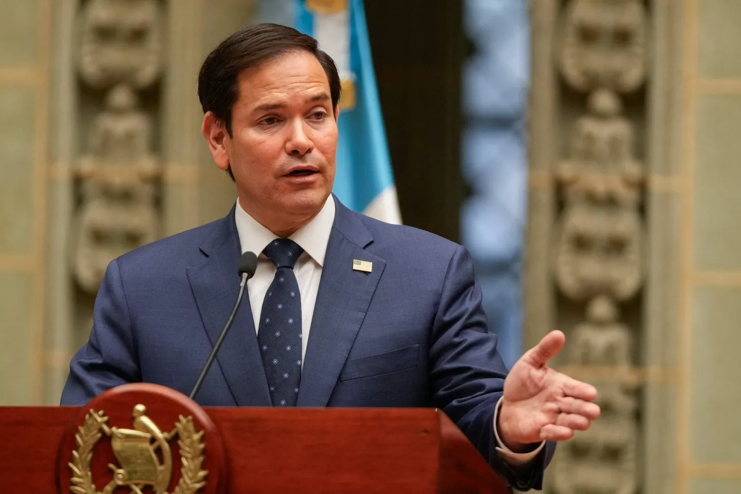 ASV valsts sekretārs Marko Rubio.
