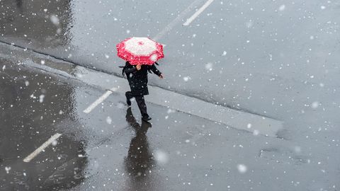 Во многих регионах Эстонии не обойдется без мокрого снега и дождя