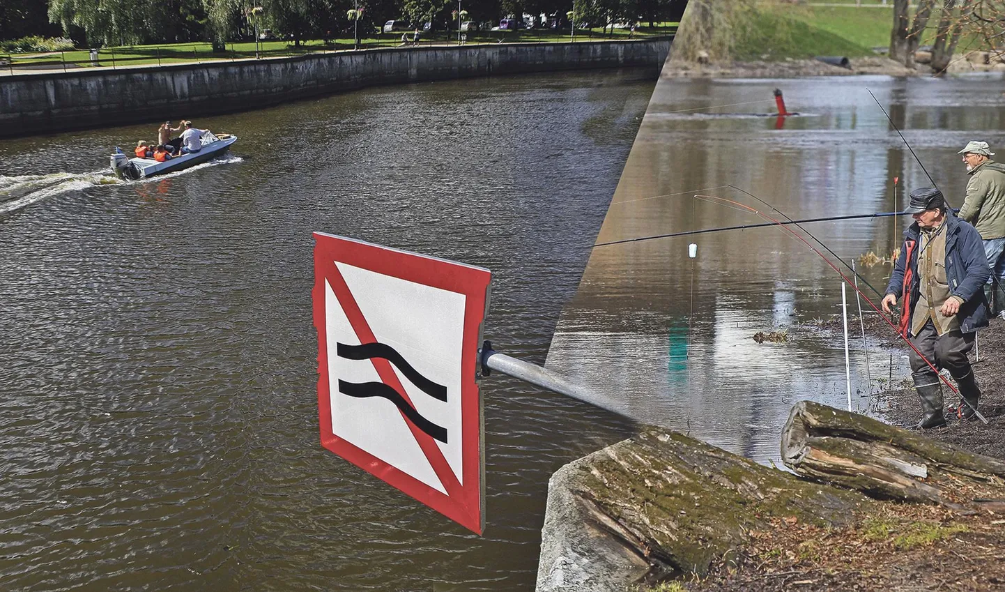 Linna piires kalastavad tonkamehed saavad püüda rahulikumalt, sest linnas on keelatud kihutada ja laineid tekitada. Väljaspool linna peaks aga kalastajad ja paadisõitjad üksteisega rohkem arvestama.