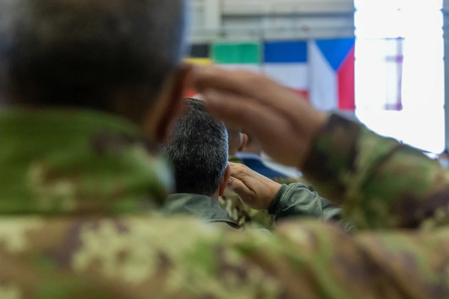 Итальянские пилоты передали эстафетную палочку по охране неба Эстонии ВВС Бельгии.