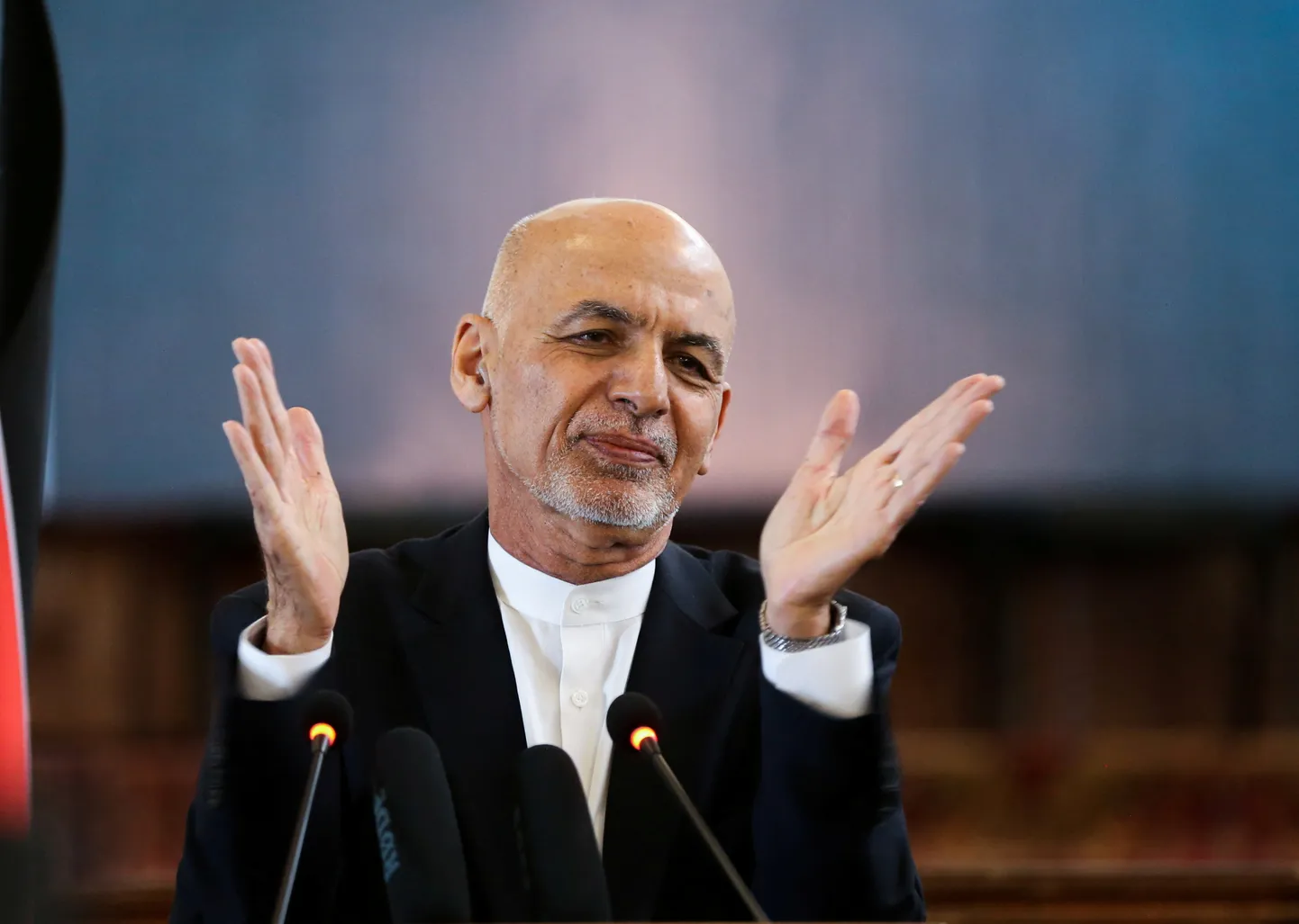 Afganistani president Ashraf Ghani.