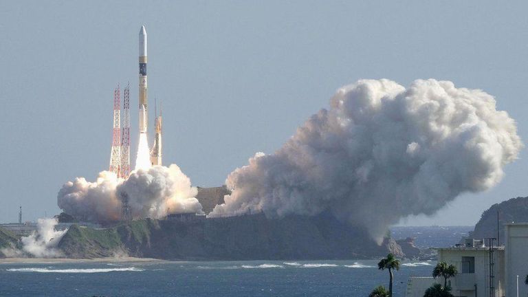 Японская ракета H-IIA с «Лунным снайпером» стартовала в сентябре прошлого года