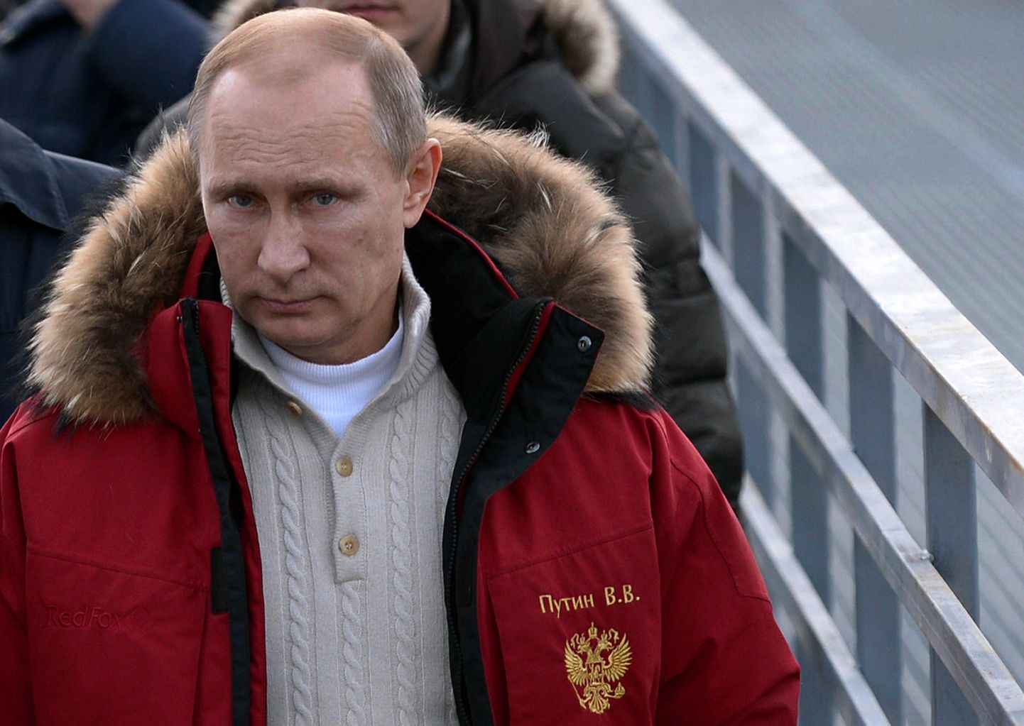 Владимир Путин проводит инспектирование олимпийских объектов в Сочи.