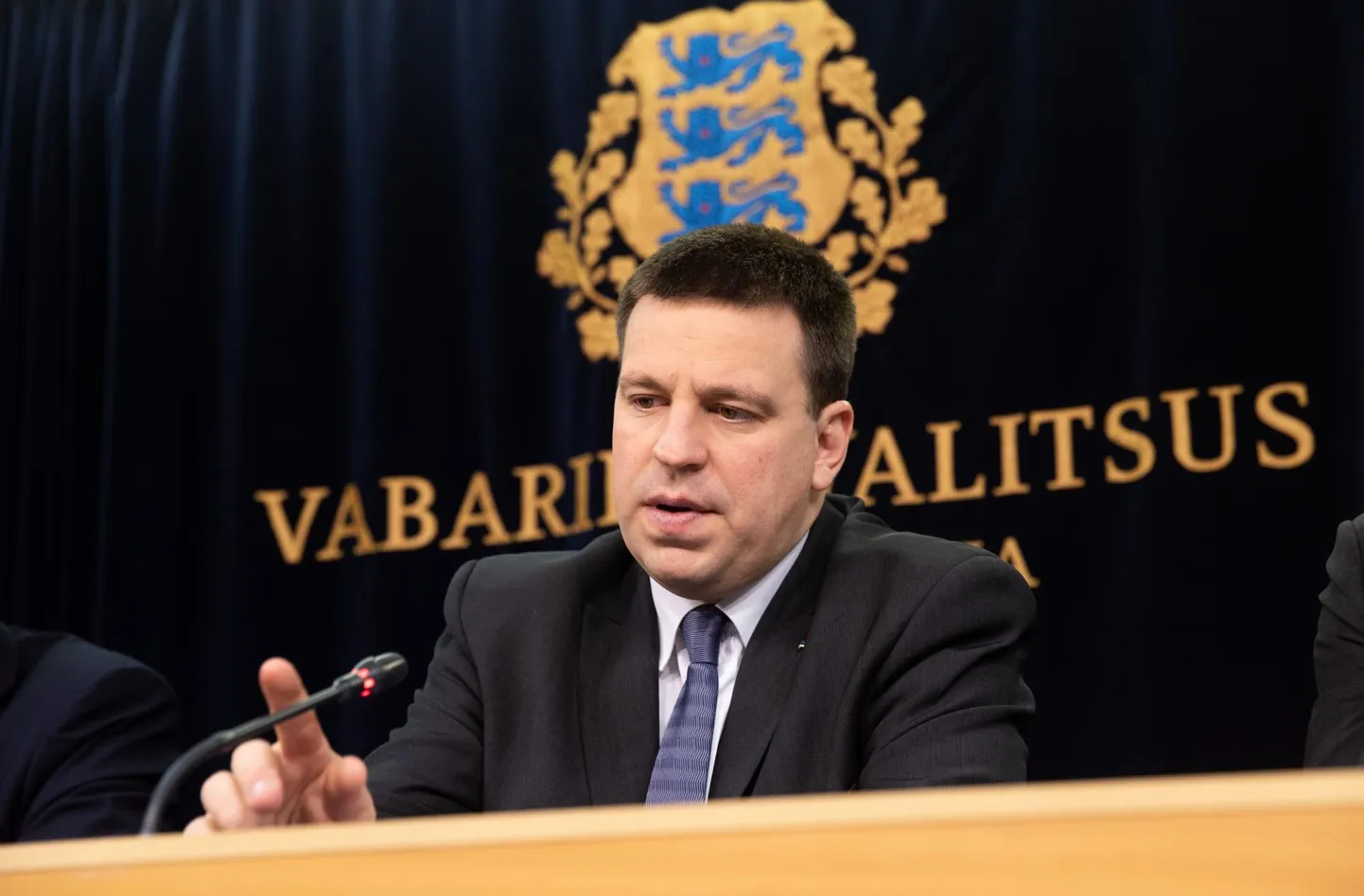 Valitsuse pressikonverents. Jüri Ratas.