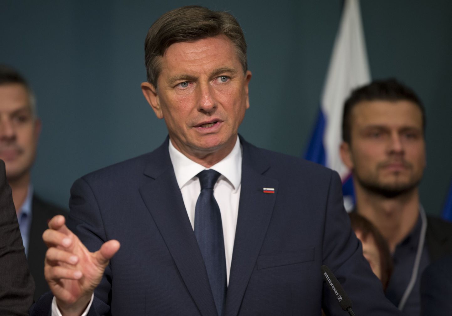 Sloveenia president Borut Pahor.