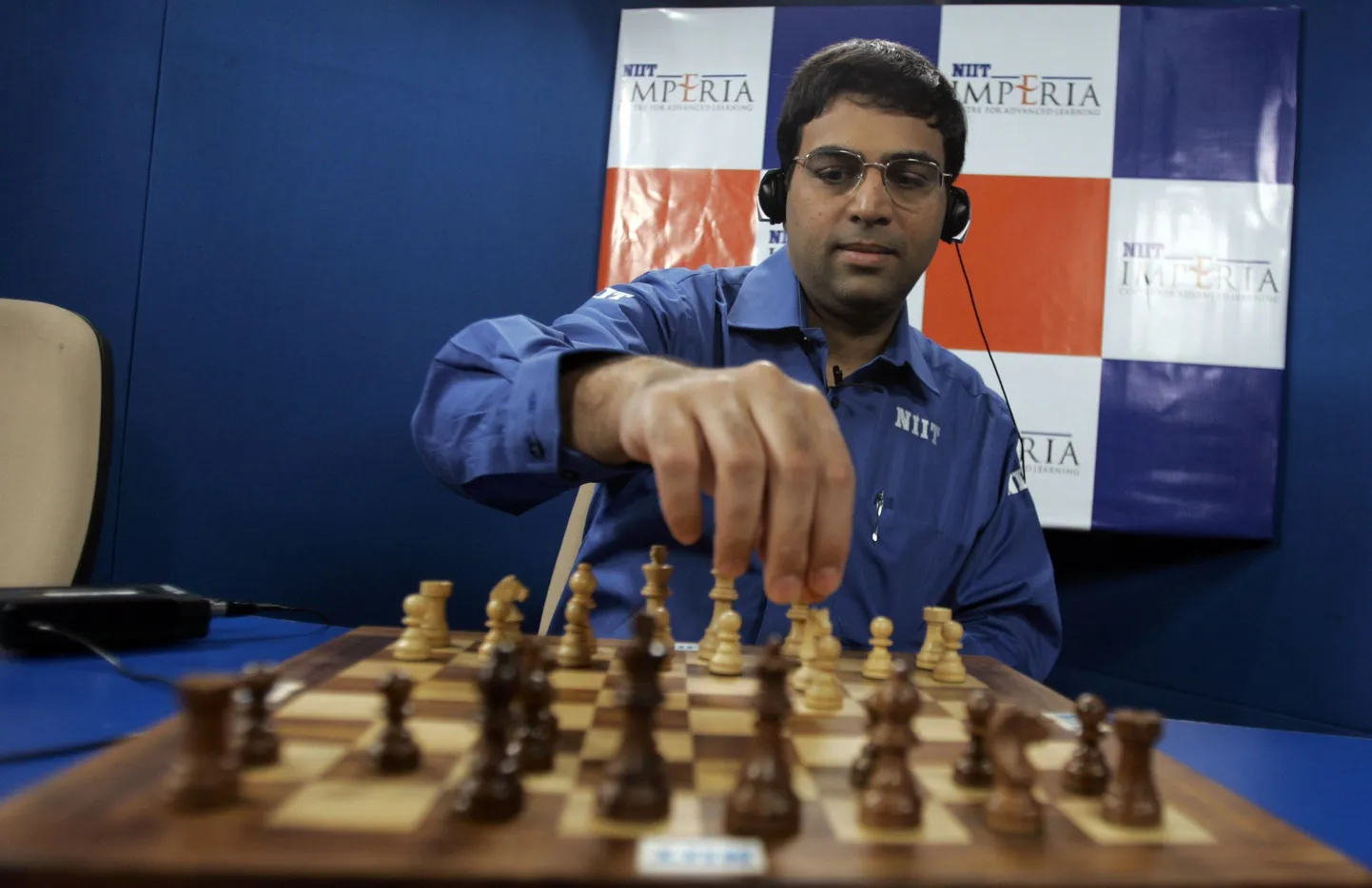 Индийский гроссмейстер Вишванатан Ананд.