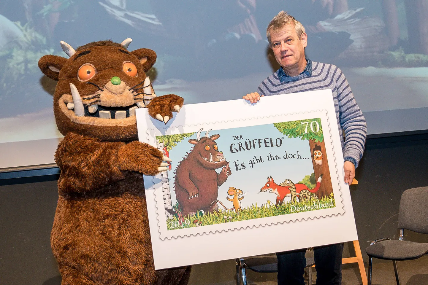 Pildil lasteraamatute illustraator Axel Scheffler.