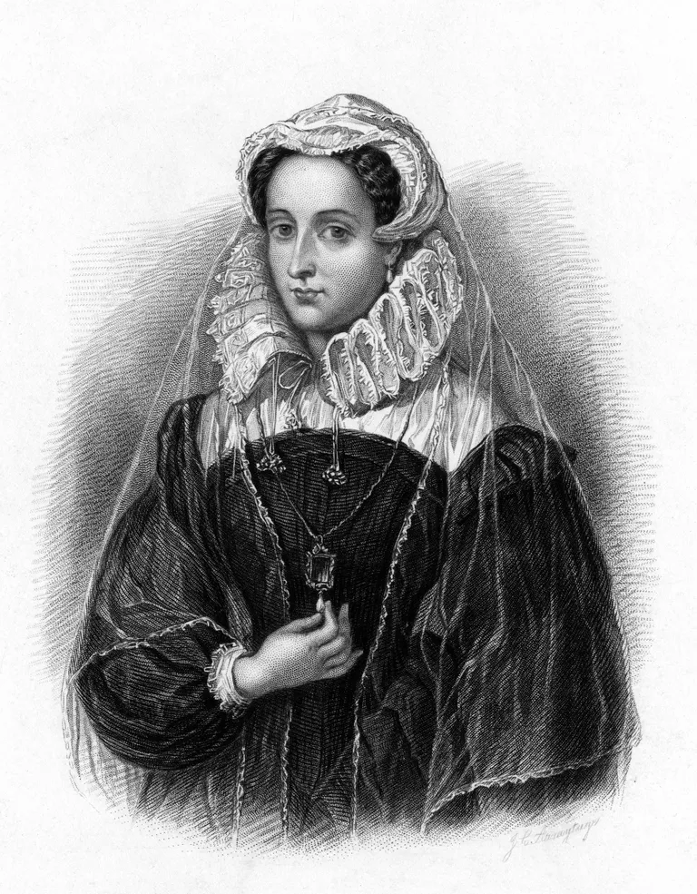 19. sajandi joonistus Mary Stuartist (1542 - 1587)