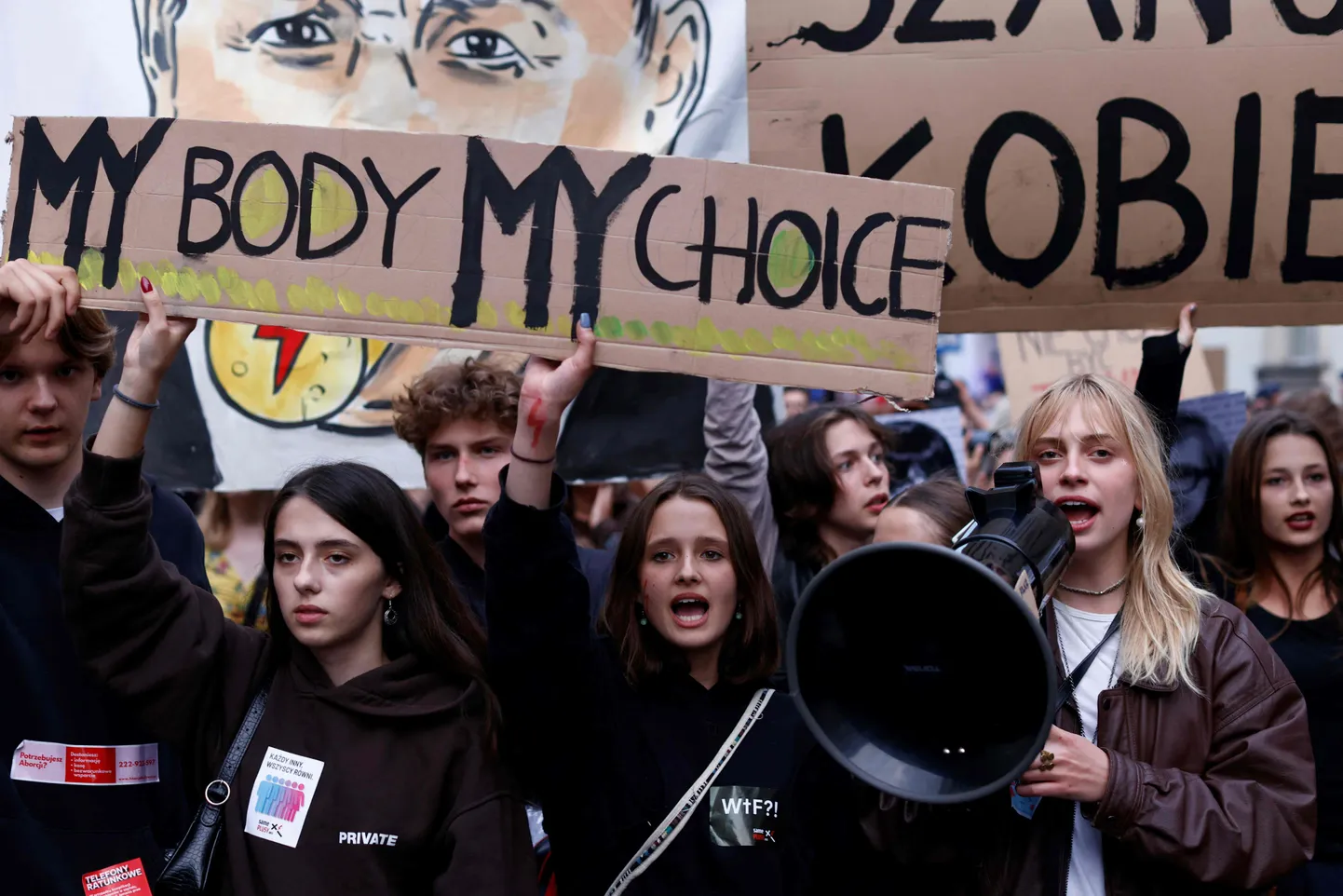 Protest abordikeelu vastu Poolas 14. juunil 2023