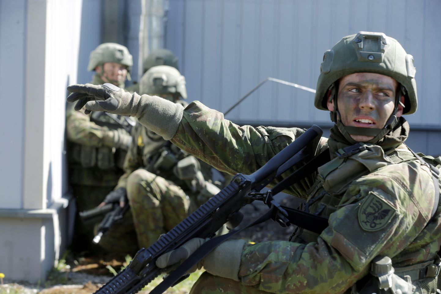 Leedu sõdurid õppustel. Foto on illustratiivne.