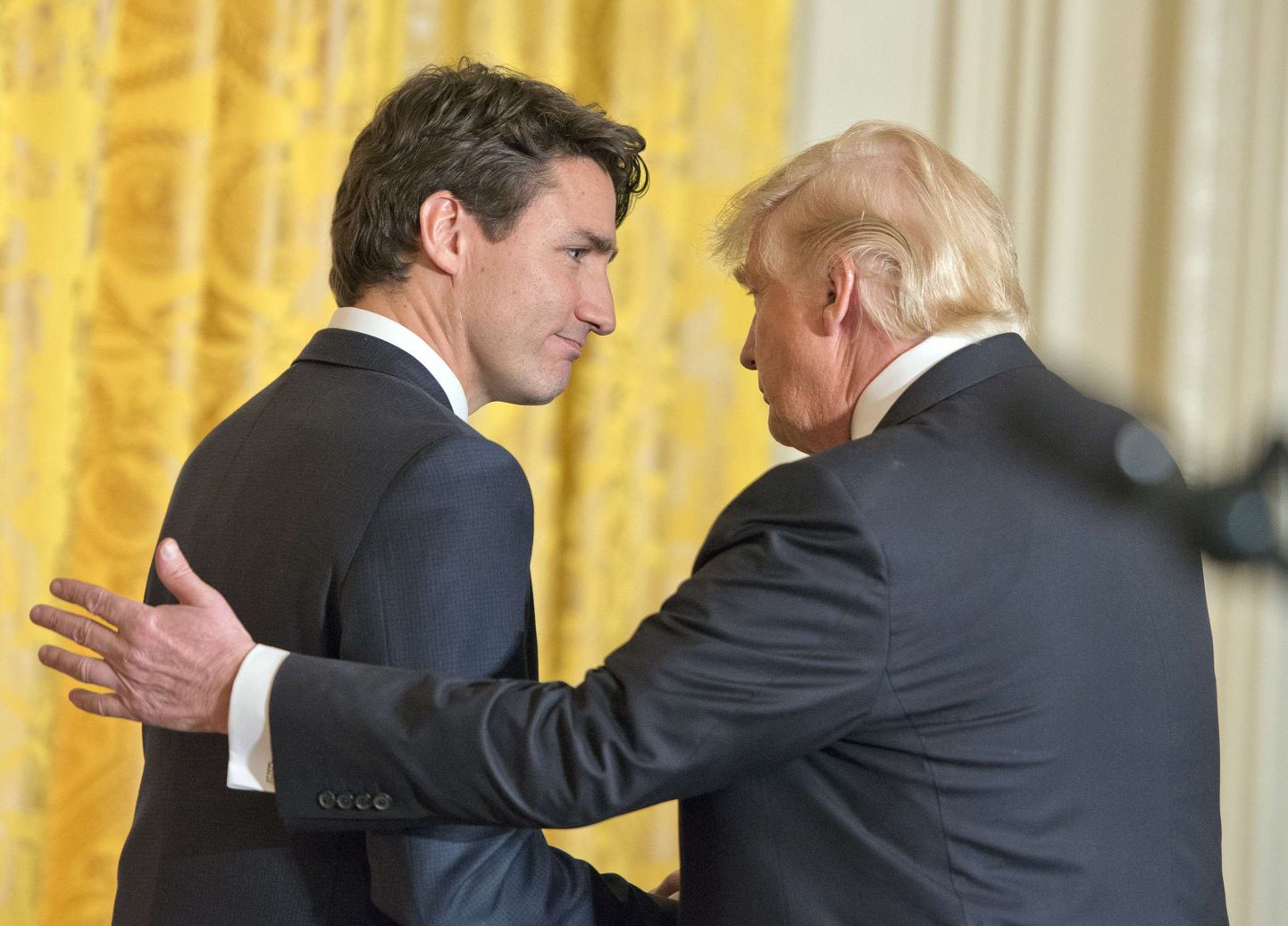 Kanada peaminister Justin Trudeau ja USA president Donald Trump