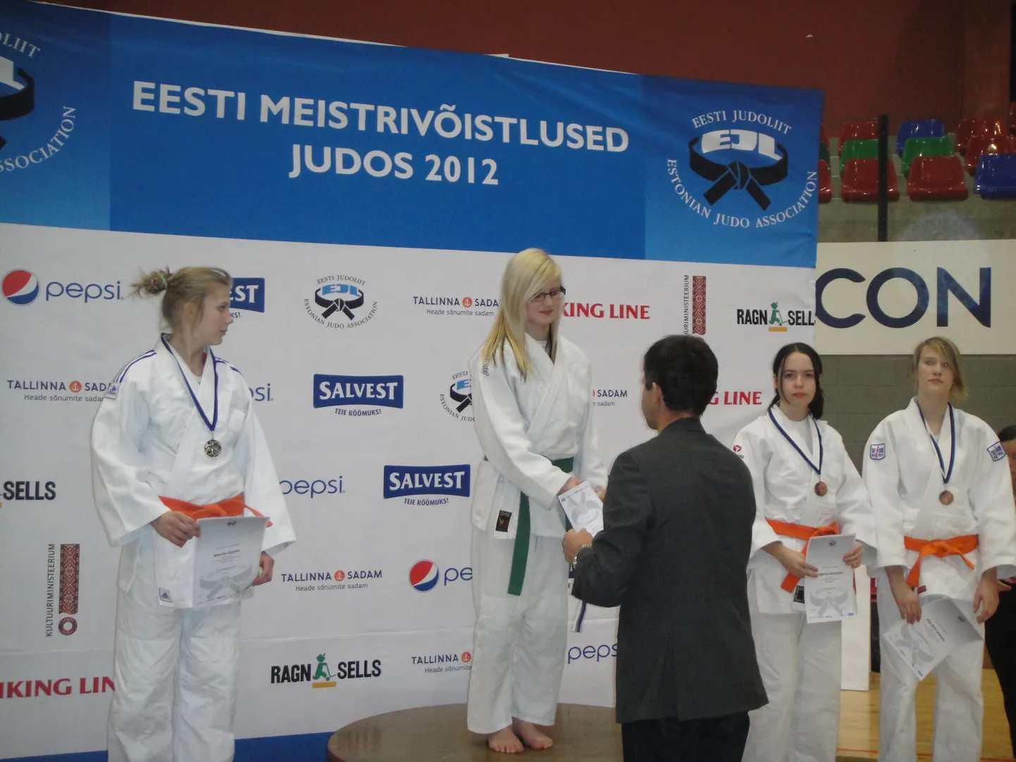 Merlyn Tähe võitis Eesti meistritiitli kuni 52 kg kaalukategoorias.