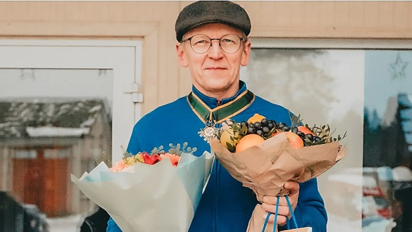 2021. aasta Võru maakonna vapimärgi laureaat Tiit Niilo.