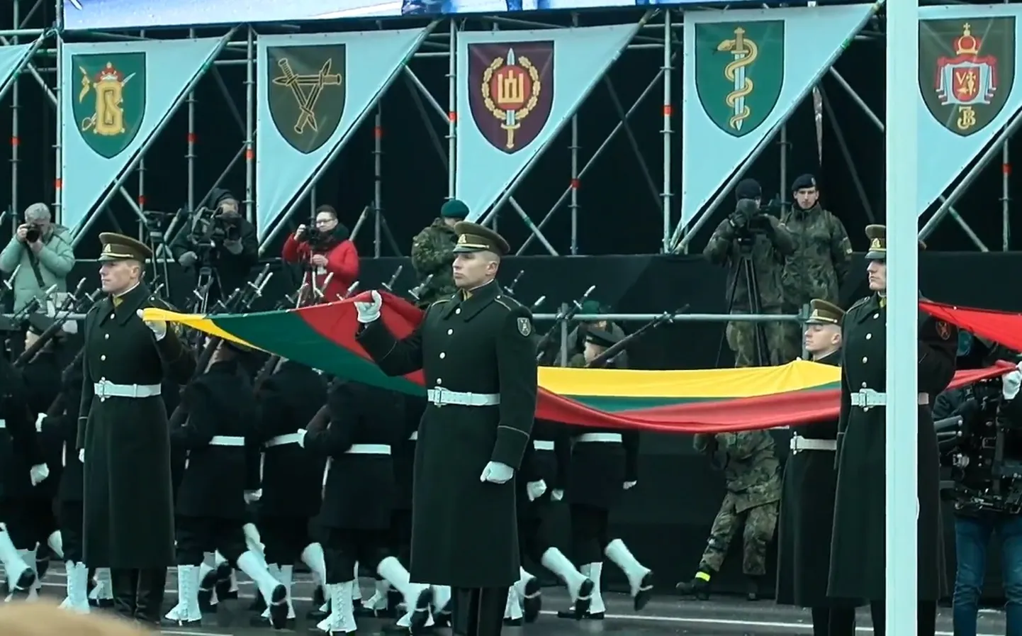 Lietuvas armijas 100 gadu jubilejas svinības Viļņā