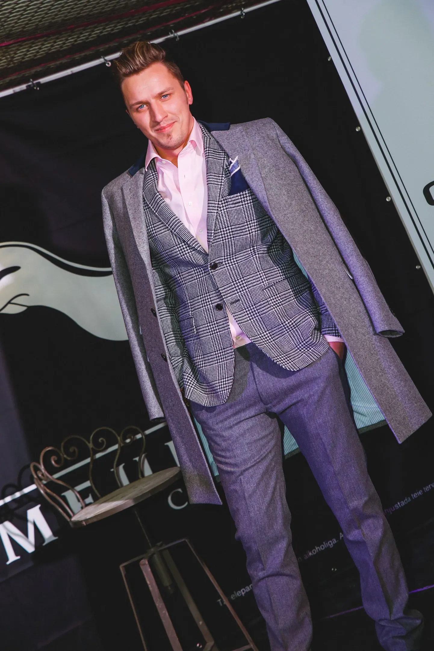 GANT esitles oma uut sügis-talv 2014 kollektsiooni Lounge Butterfly`s. Üks modellidest oli eurolaulik Rolf Roosalu.