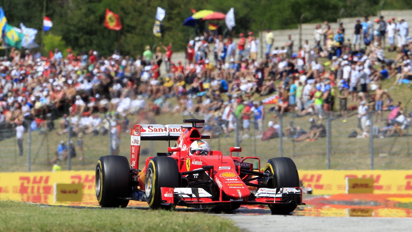 Sebastian Vettel Ungari GP-l.