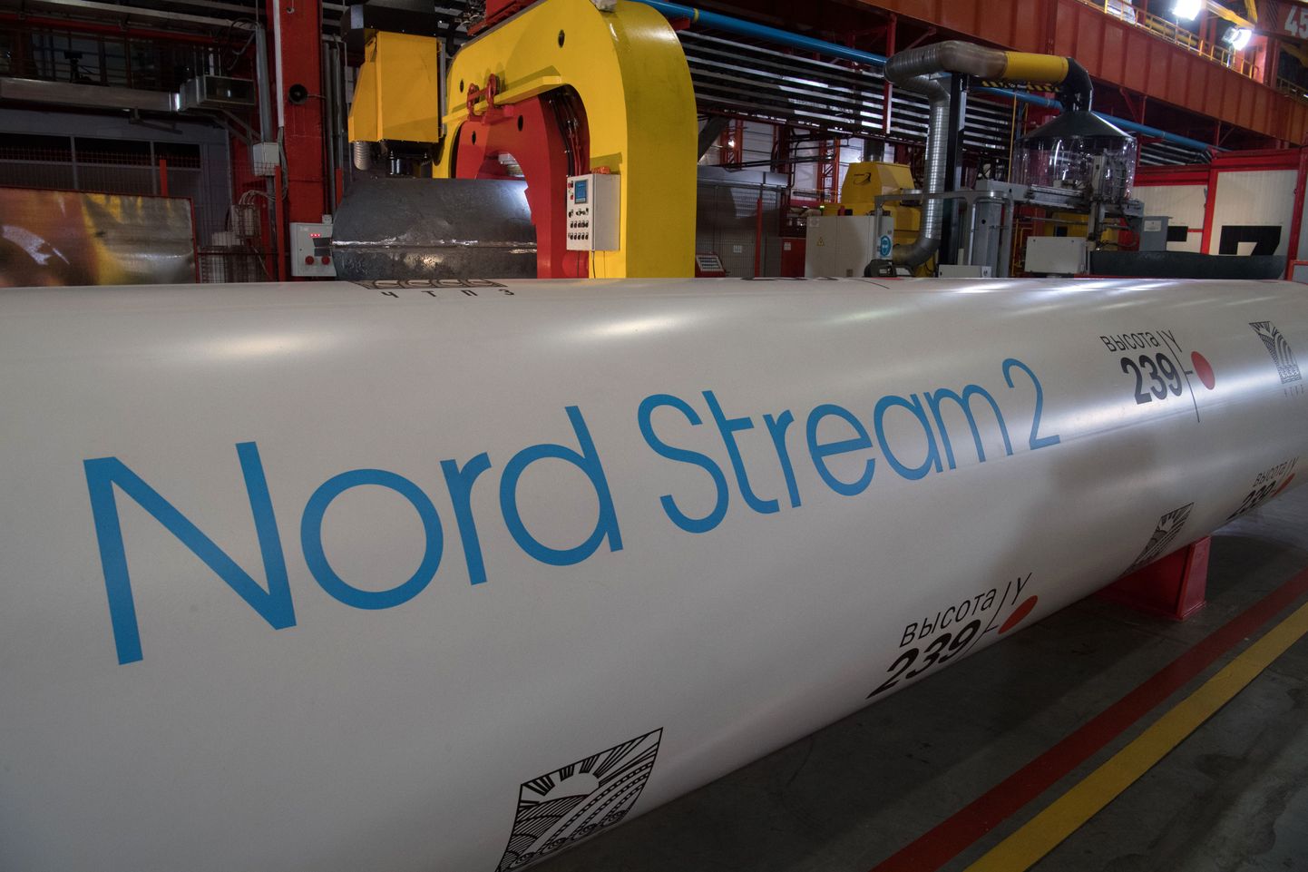 Nord Streami torude valmistamine Tšeljabinski tehases.