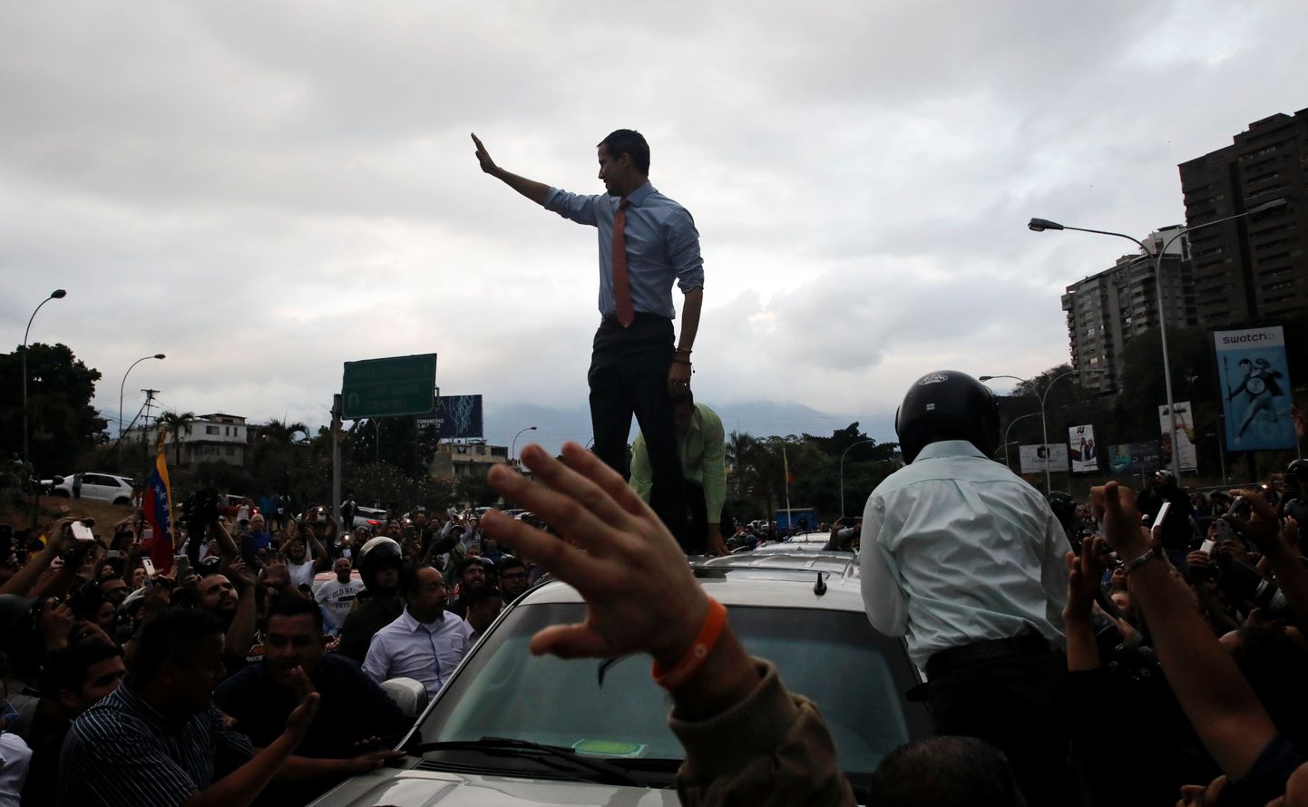 Venezuela opositsioonijuht Juan Guaidó.