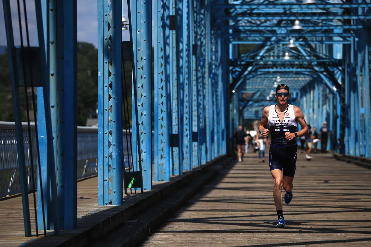 Kirill Kotšegarov koges Chattanooga Ironmanil esimest korda krampidega jooksmist.