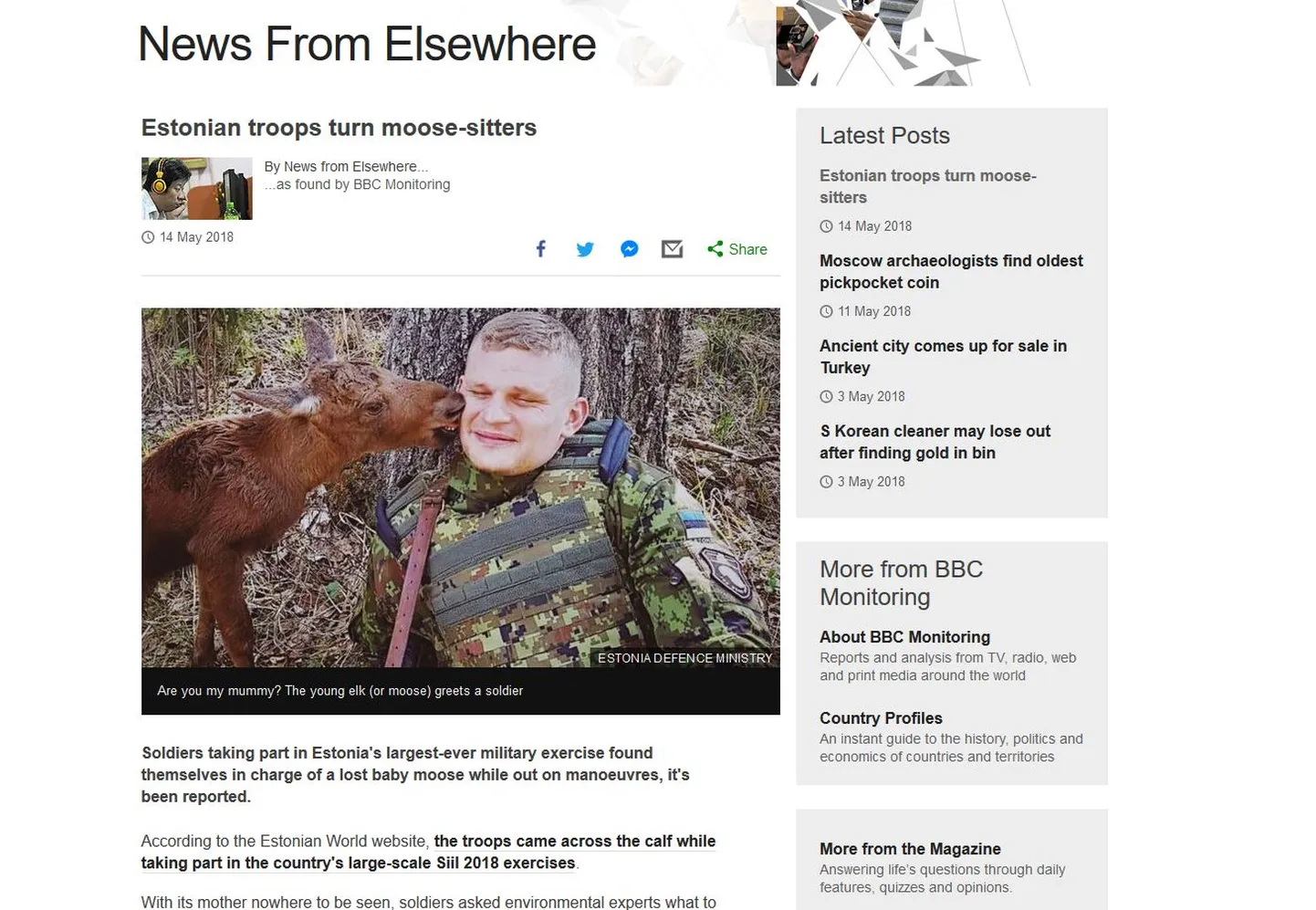 Suurõppuse Siil kajastus BBC-s.