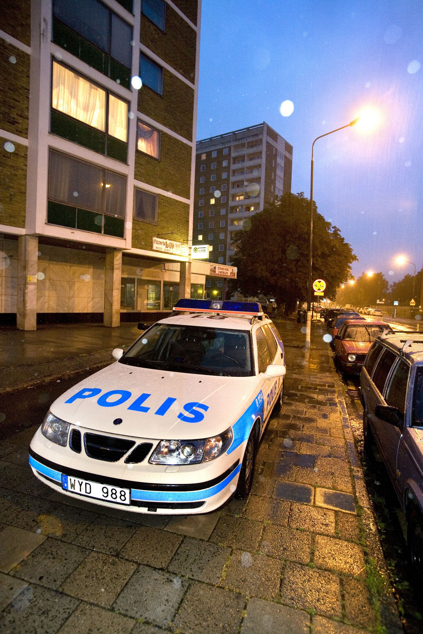 Rootsi politseiauto Malmös.