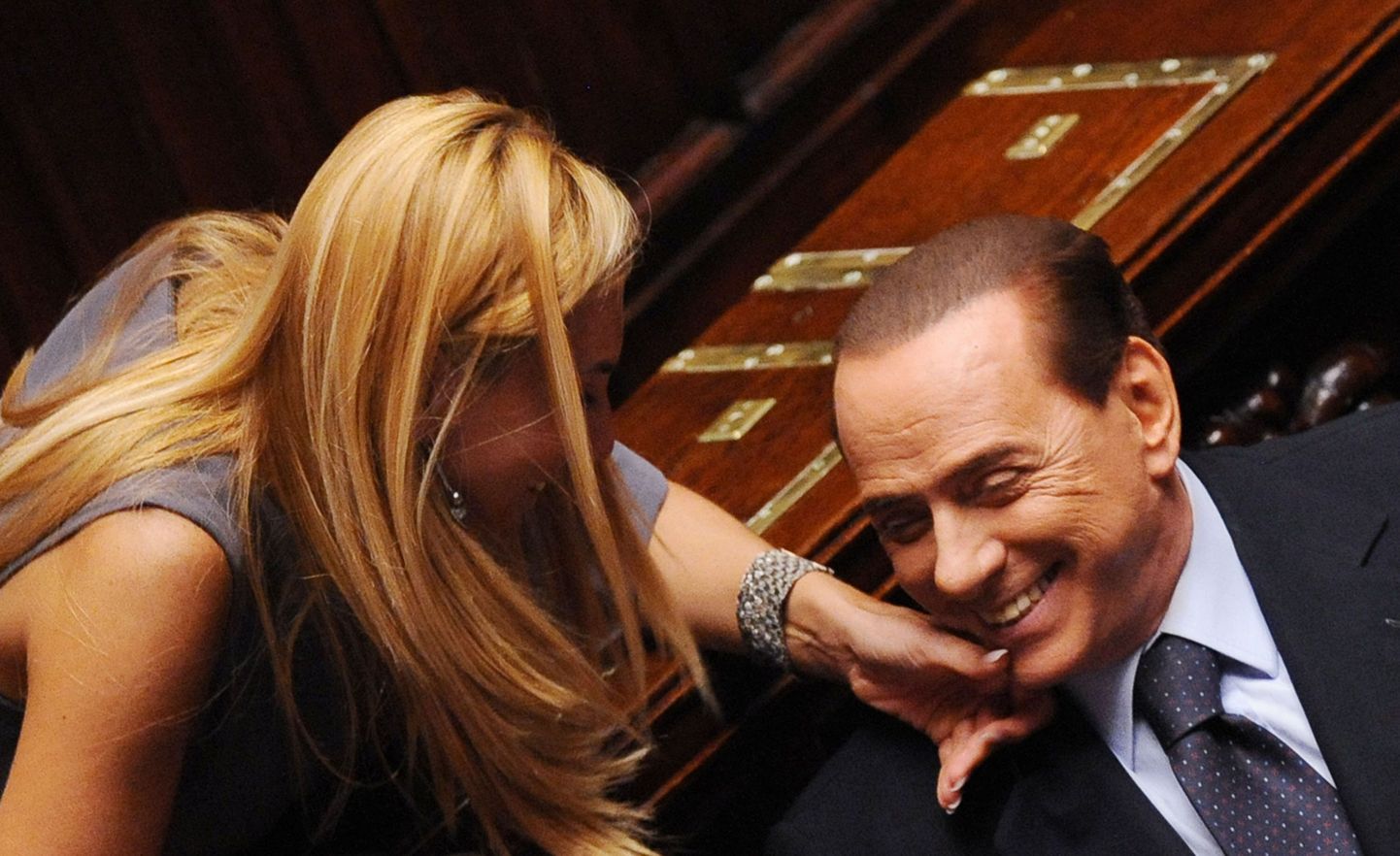 Michaela Biancofiore ja endine peaminister Silvio Berlusconi.
