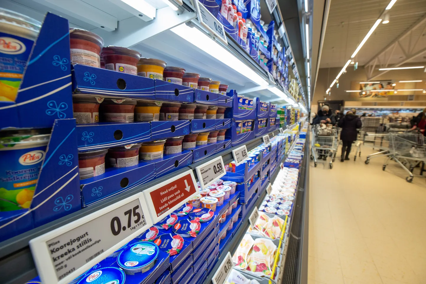 Товары, купленные в тартуском Lidl, часто привозят в Псков для продажи.