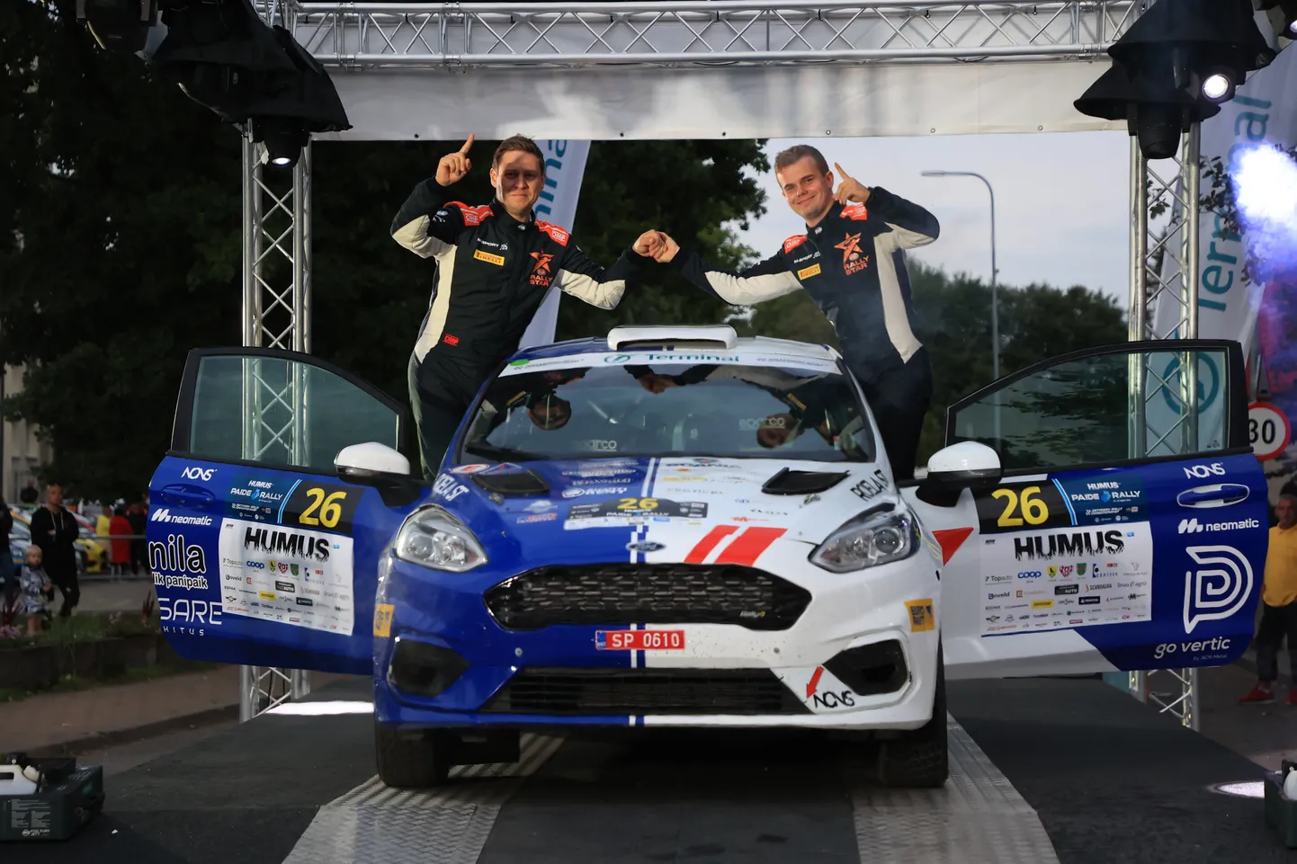 Paide Rally, poodium