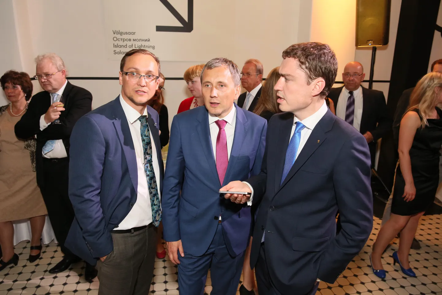 Vasakult: Callisto osanikud Merlis Nõgene, Sandor Liive ja endine peaminister Taavi Rõivas