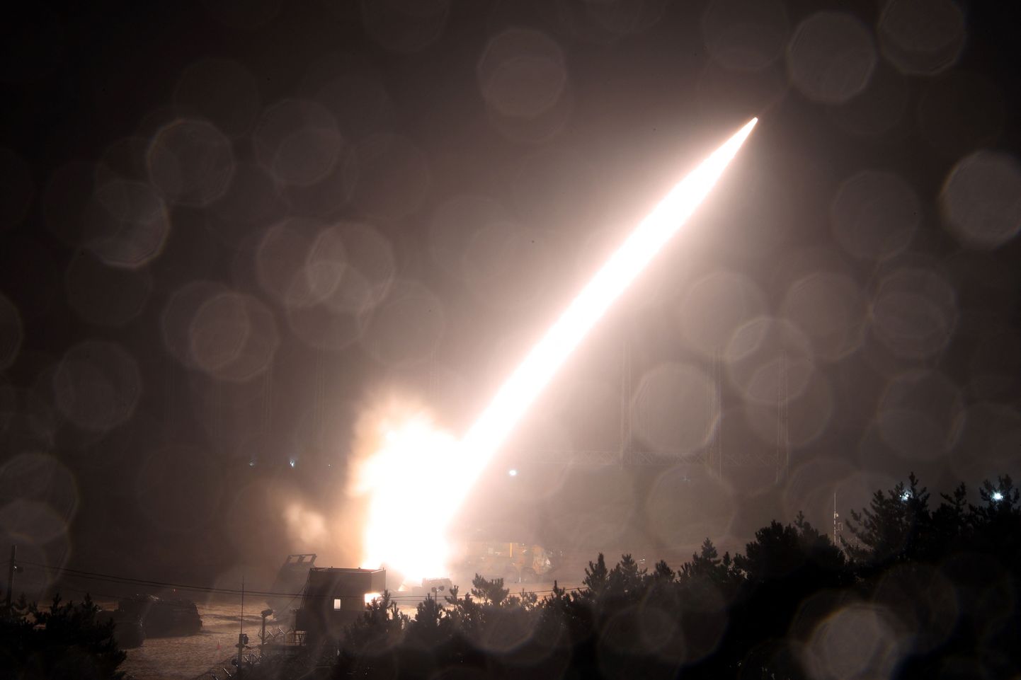 ATACMSi tulistamine õppuste käigus. Foto tehtud 5. oktoobril 2022.