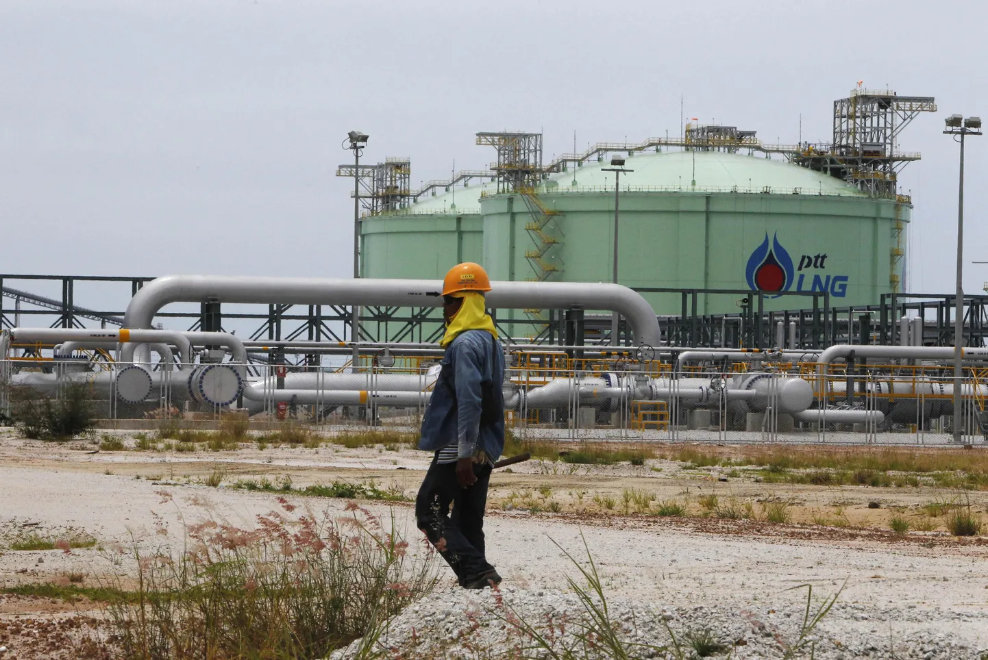 LNG-terminal. Pilt on illustratiivne