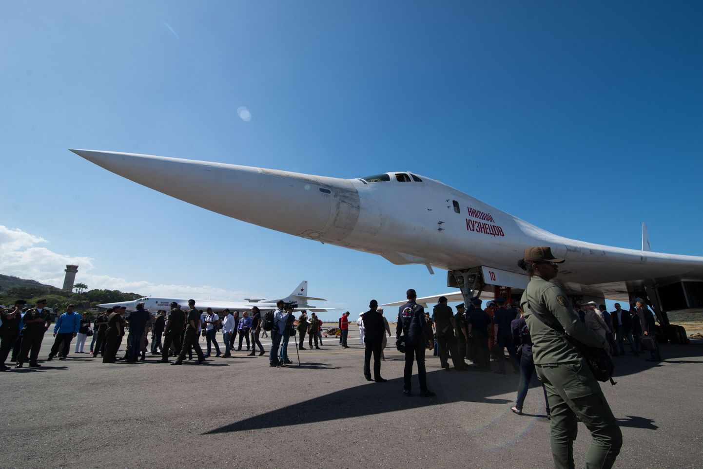 Venemaale kuuluv Tu-160 pommitaja.