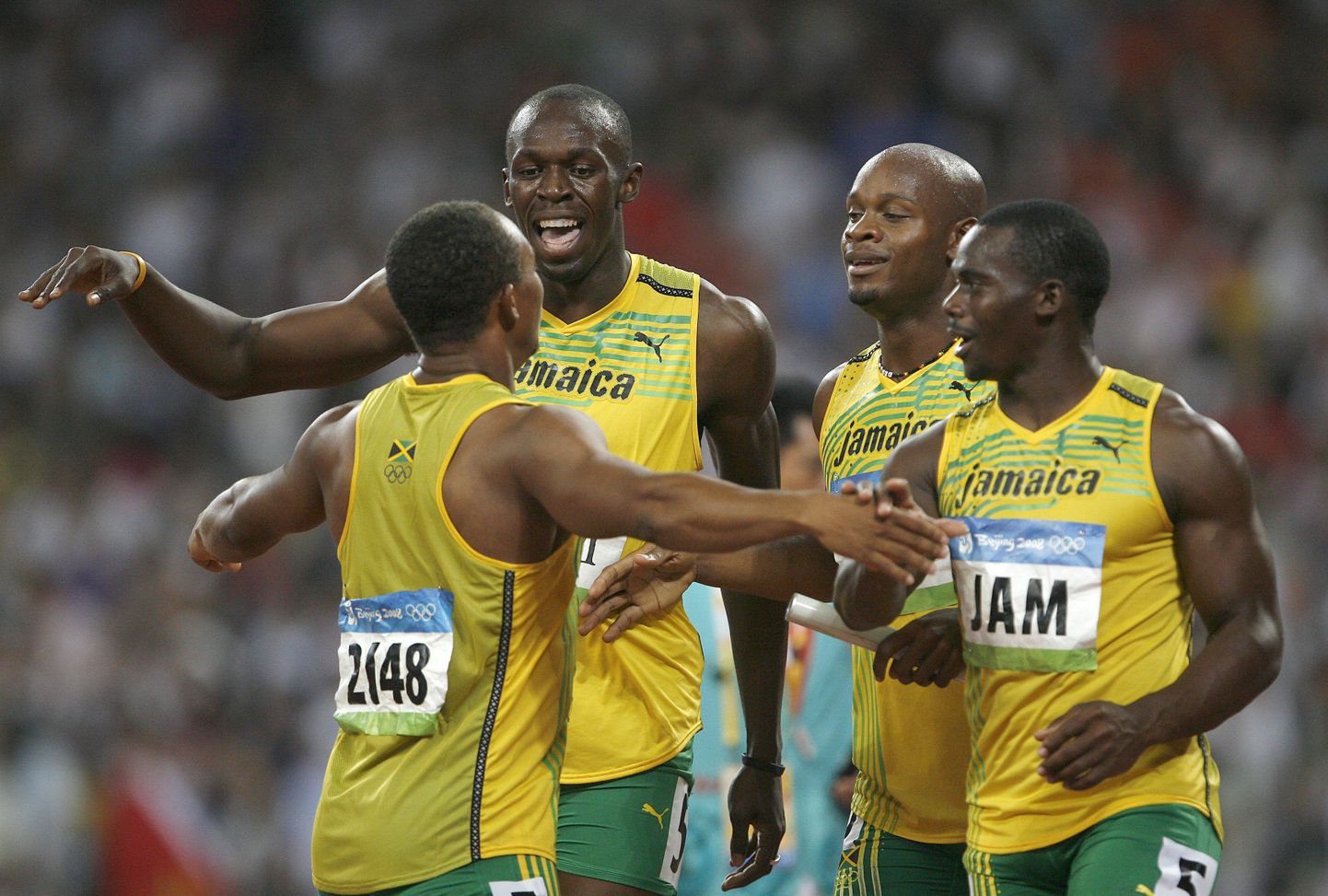 Jamaika 4x100 Pekingi olümpia koondis
