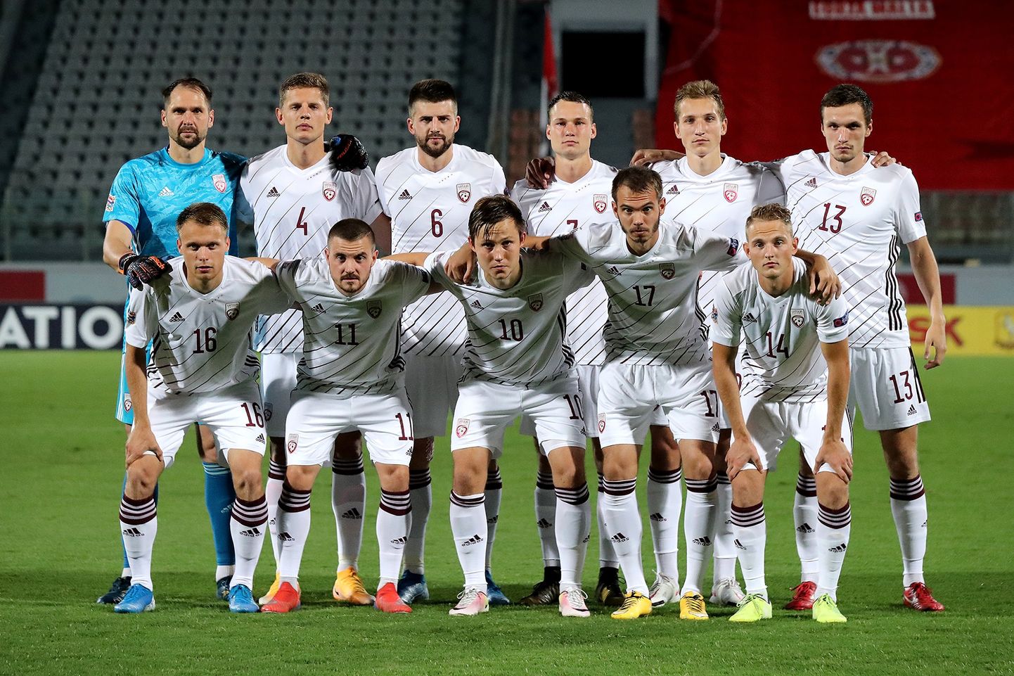 Latvijas futbola izlase.