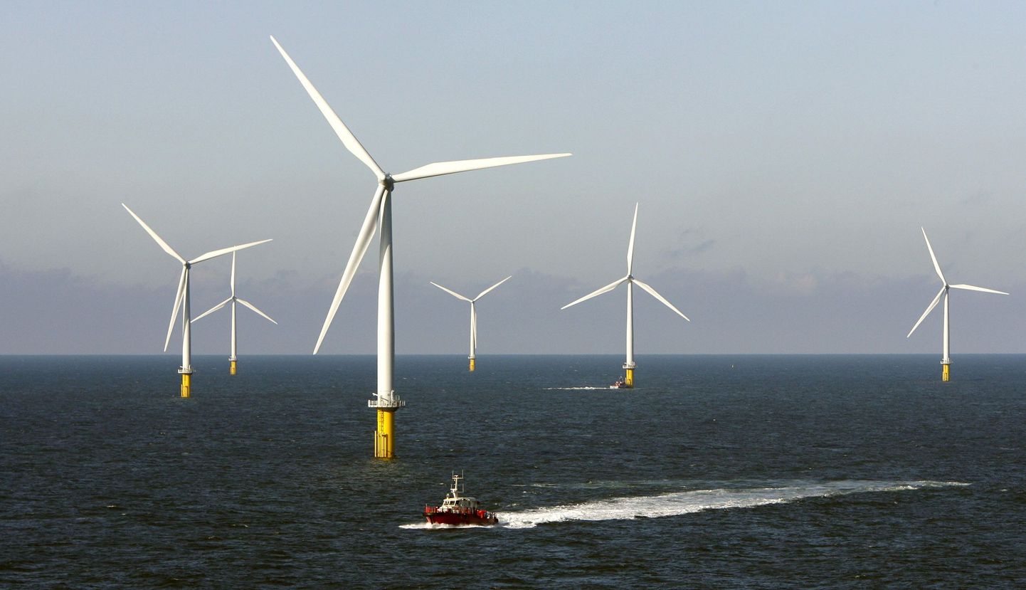 Maailma suurim merre rajatud tuulepark Horns Rev 2 Taanis