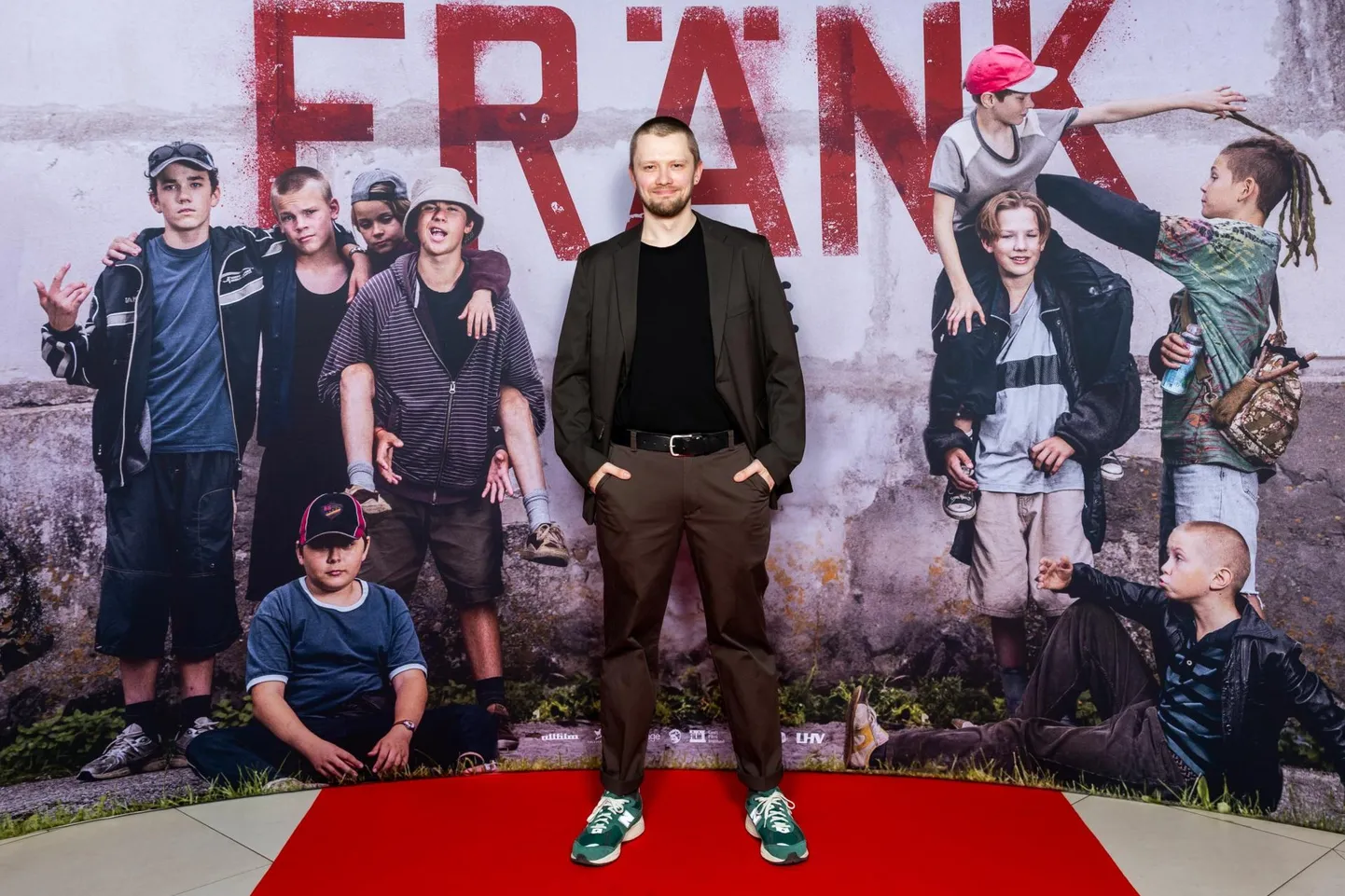 Tõnis Pill oma filmi «FRÄNK» esilinastusel.