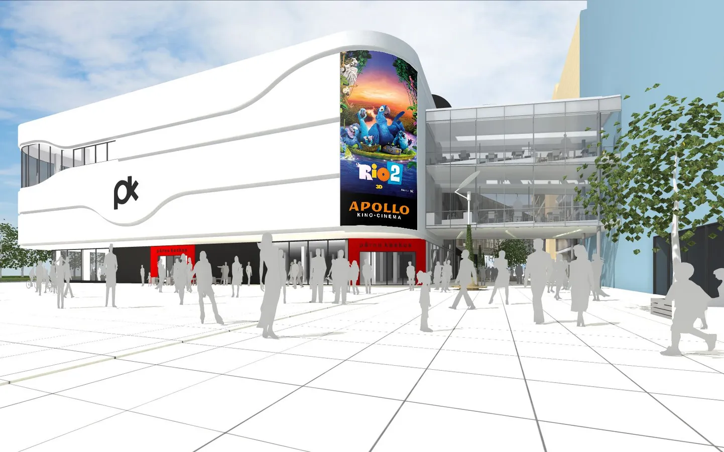 Raamatukauplusekett Apollo avab maikuus Pärnu Keskuse juurdeehituses uue raamatu- ja meelelahutuskaupluse ning esimese Apollo kino.