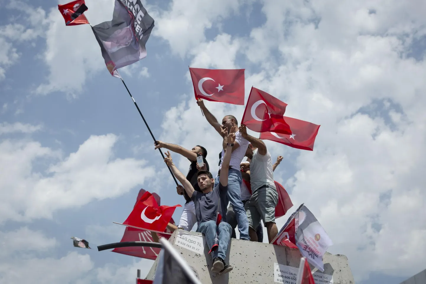 Presidendikandidaat Muharrem İnce toetajad Istanbulis.