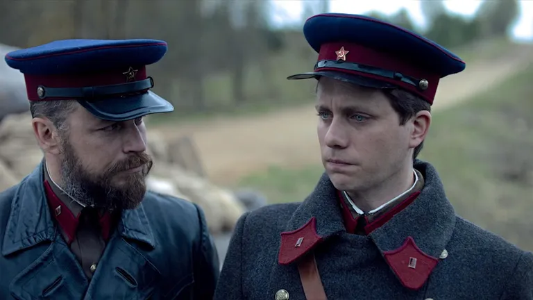 Peter Franzén ja Martin Wallström Leedu-USA mängufilmis "Tuhk lumel".