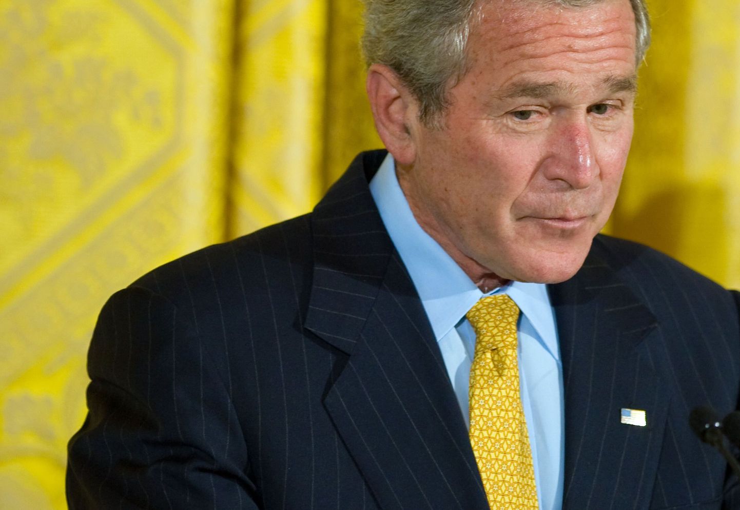 USA president George W. Bush andis eile Valges Majas lõuna olümpiasportlastele.