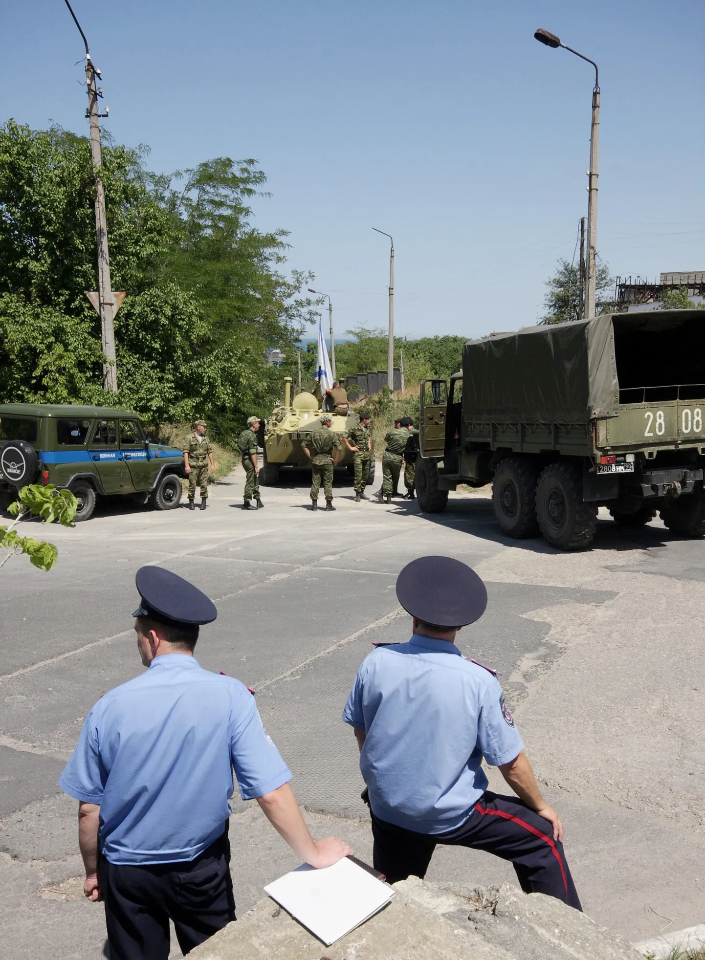Ukraina miilitsatöötajad