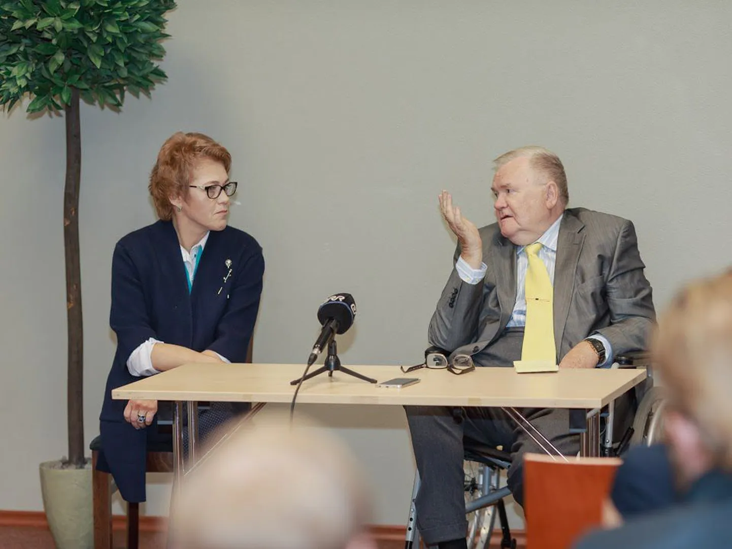 Елена Вальме и Эдгар Сависаар