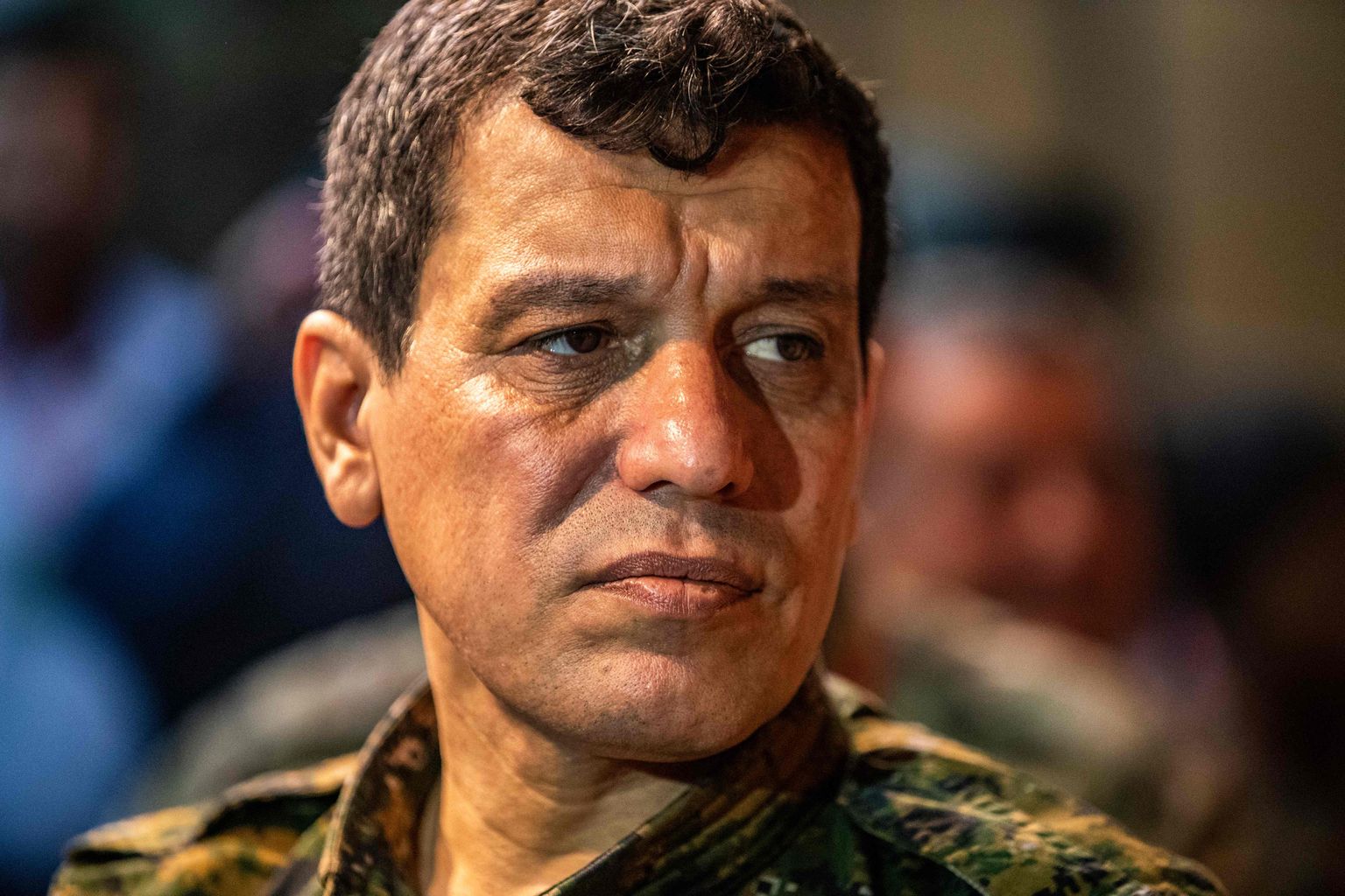 Kurdu vadīto Sīrijas Demokrātisko spēku līderis Mazlums Abdi