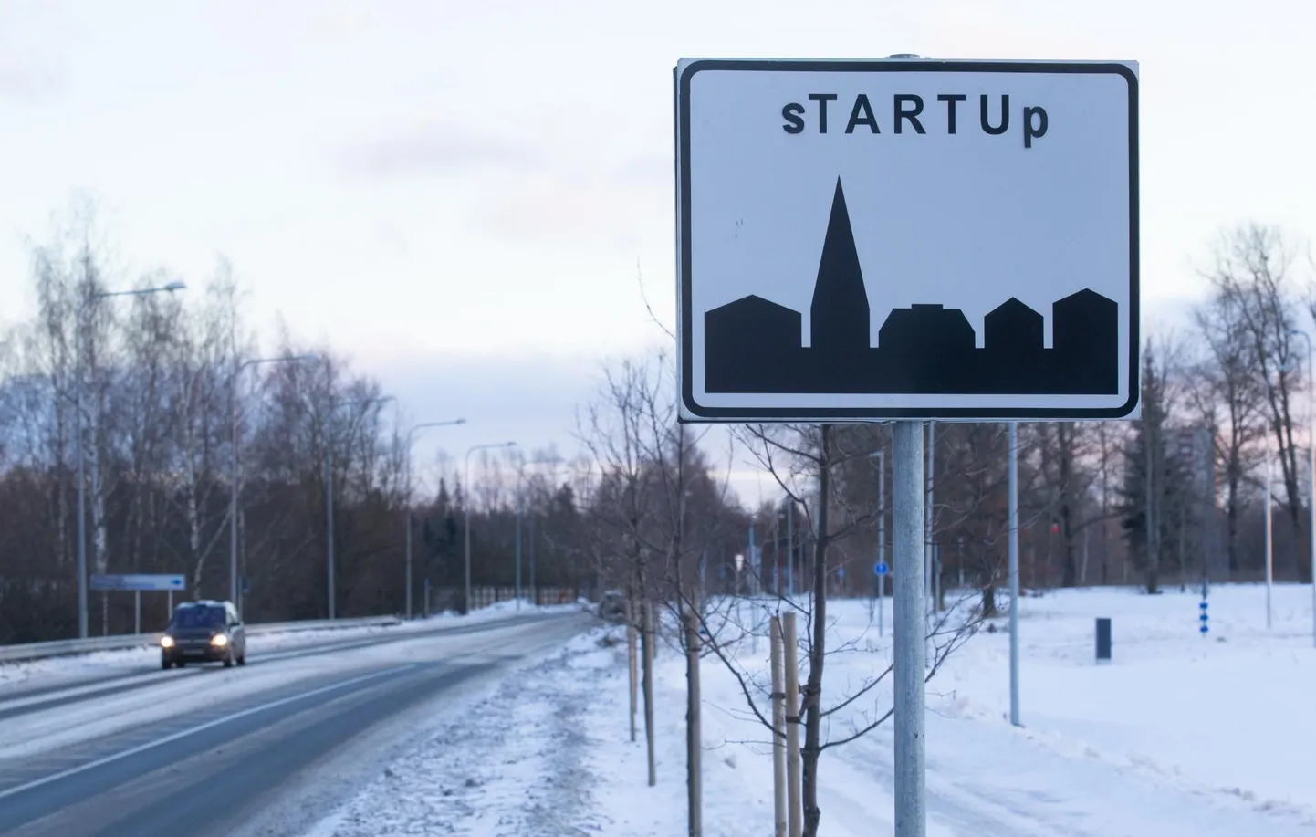 Ärifestivali sTARTUp Day reklaam Tartus.